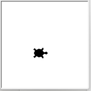 Python Turtle draws a square
