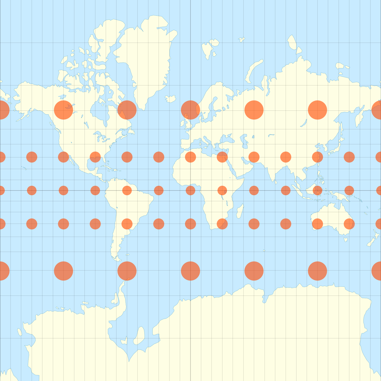 Mercator projection Mercator projection