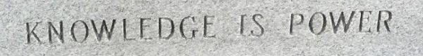 knowledge is power knowledge is power