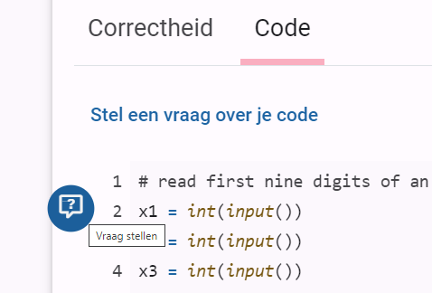 vraag