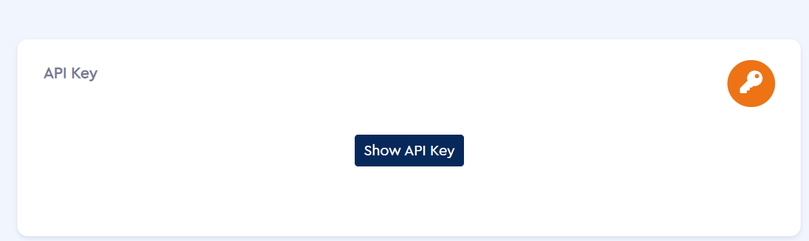 Show APi Key