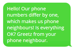 phone neighbours