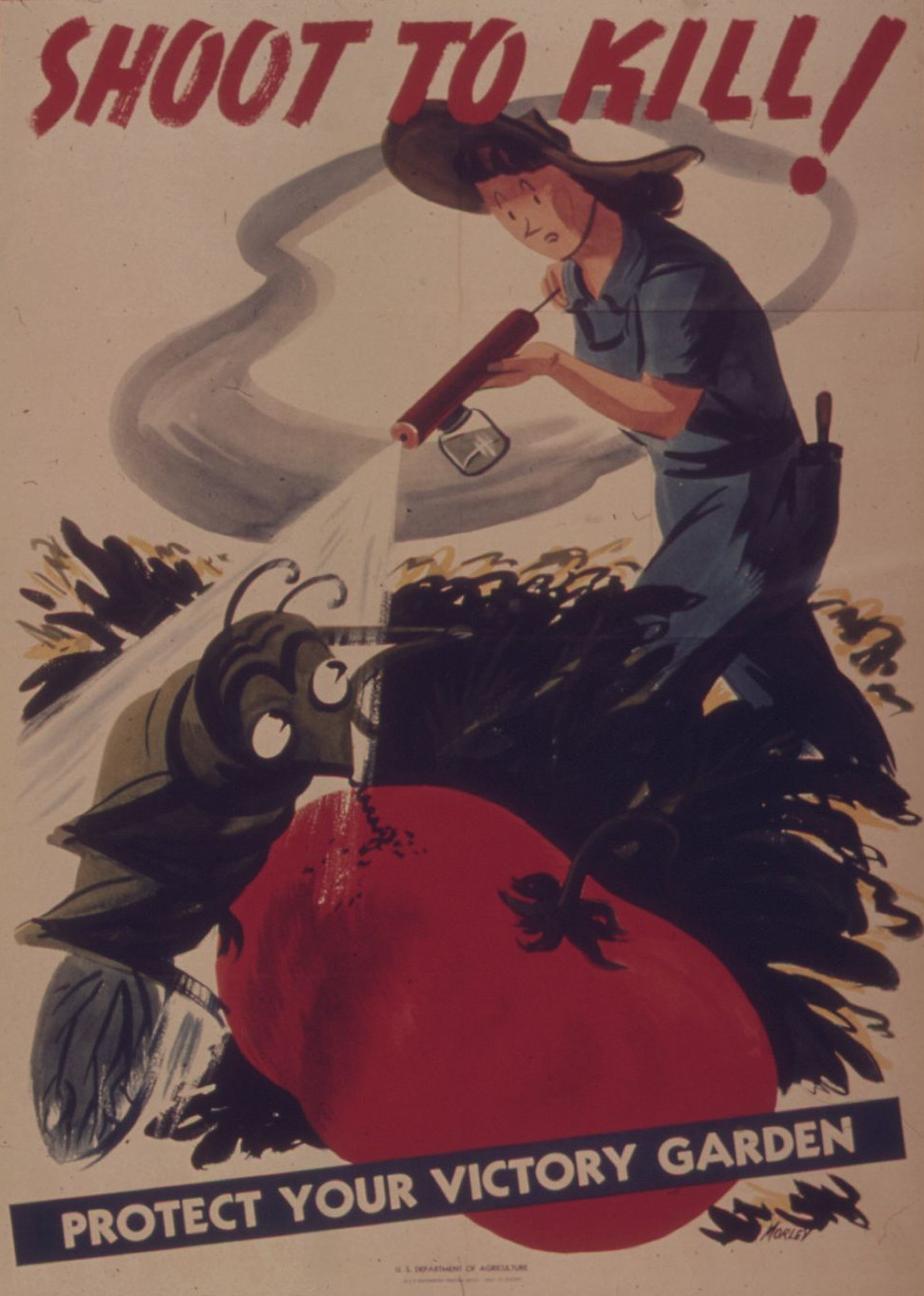 Poster van 'Office of War Information' ca. 1943. Poster van 'Office of War Information' ca. 1943.