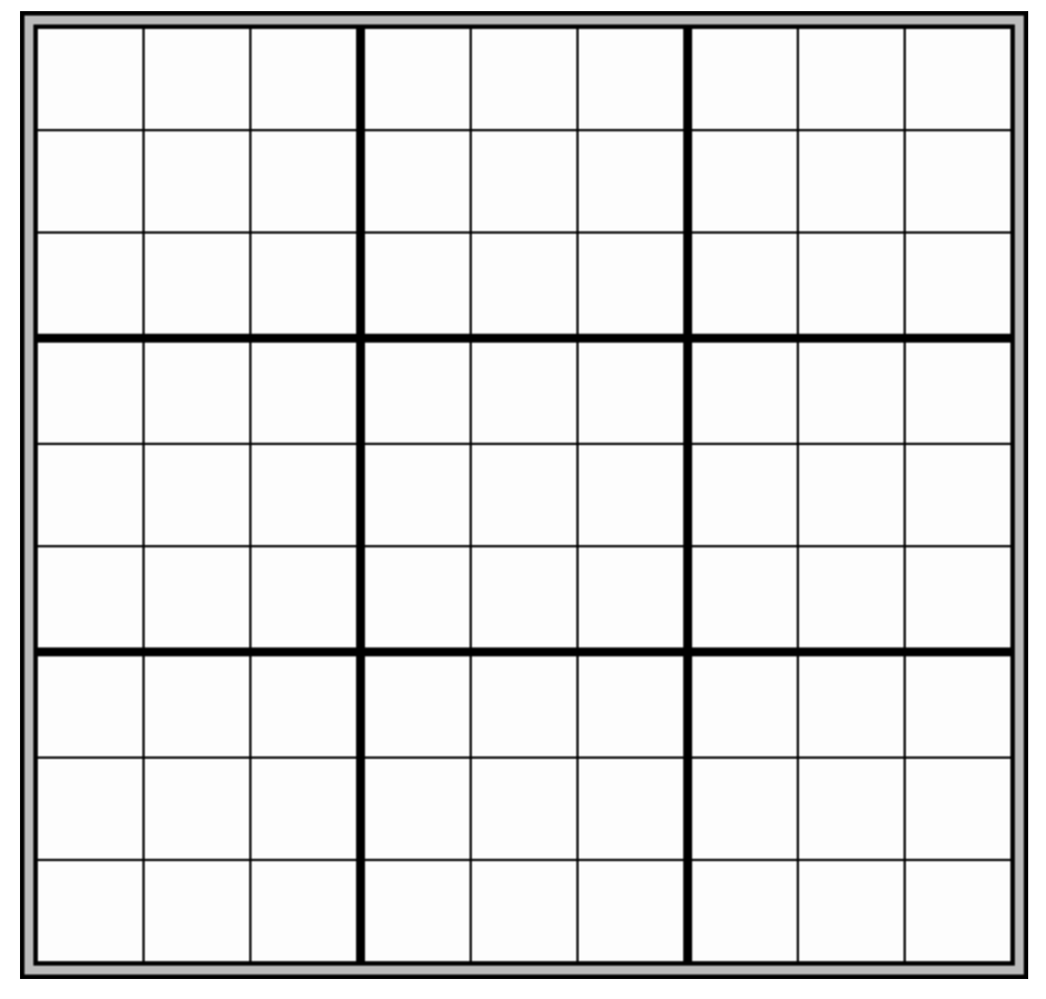 Lege Sudoku Lege Sudoku.