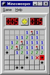 Mijnenveger. Alle vlaggetjes stellen bommen voor. Mijnenveger. Alle vlaggetjes stellen bommen voor.