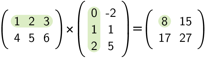 Product van twee matrices. Product van twee matrices.