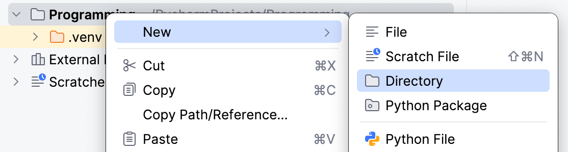 Create a new directory.