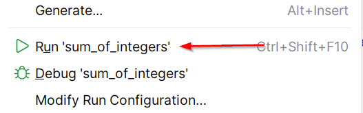 Click the right mouse button in the Editor window to run the program.