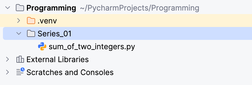 The newly created file.