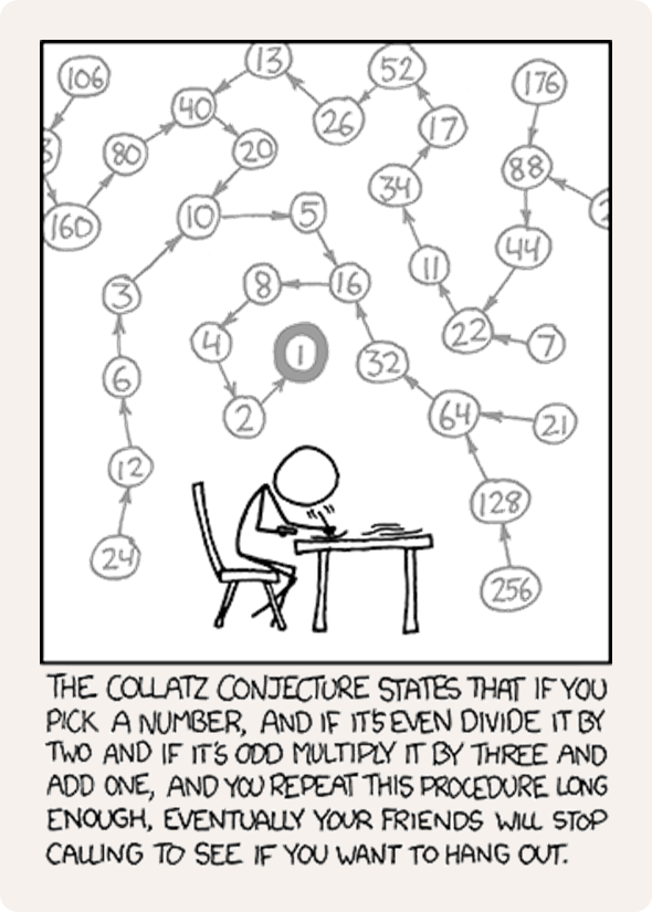 Collatz conjecture
