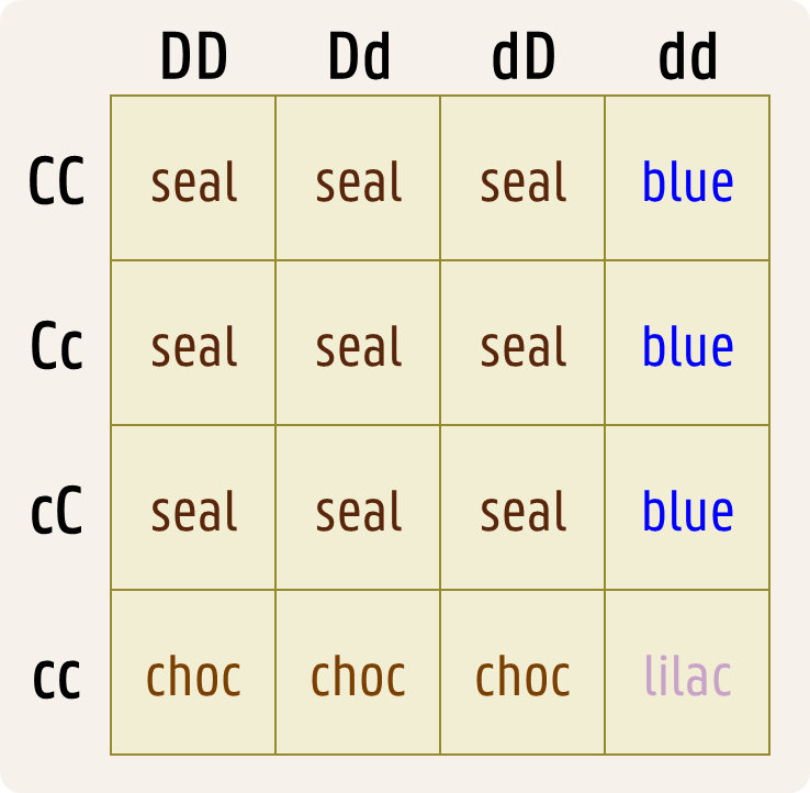 color table