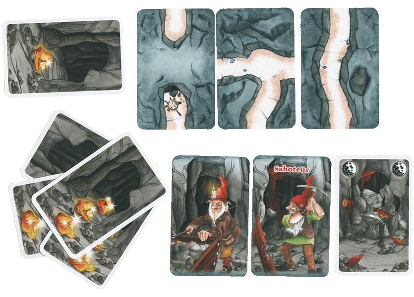 Saboteur kaarten. Saboteur kaarten.