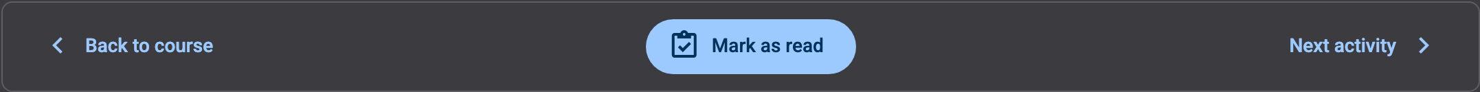 The Mark as read button
