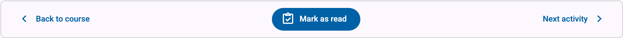 The Mark as read button