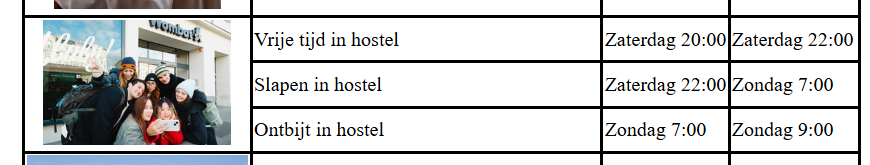 drie activiteiten samengevoegd