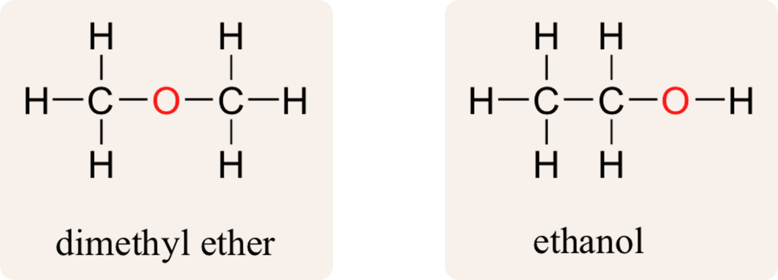 dimethyl ether vs ethanol