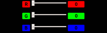 RGB waarden. RGB waarden.