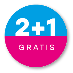 2 + 1 gratis 2 + 1 gratis