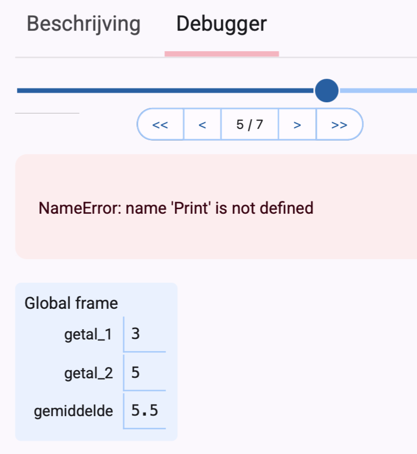 Syntaxfout