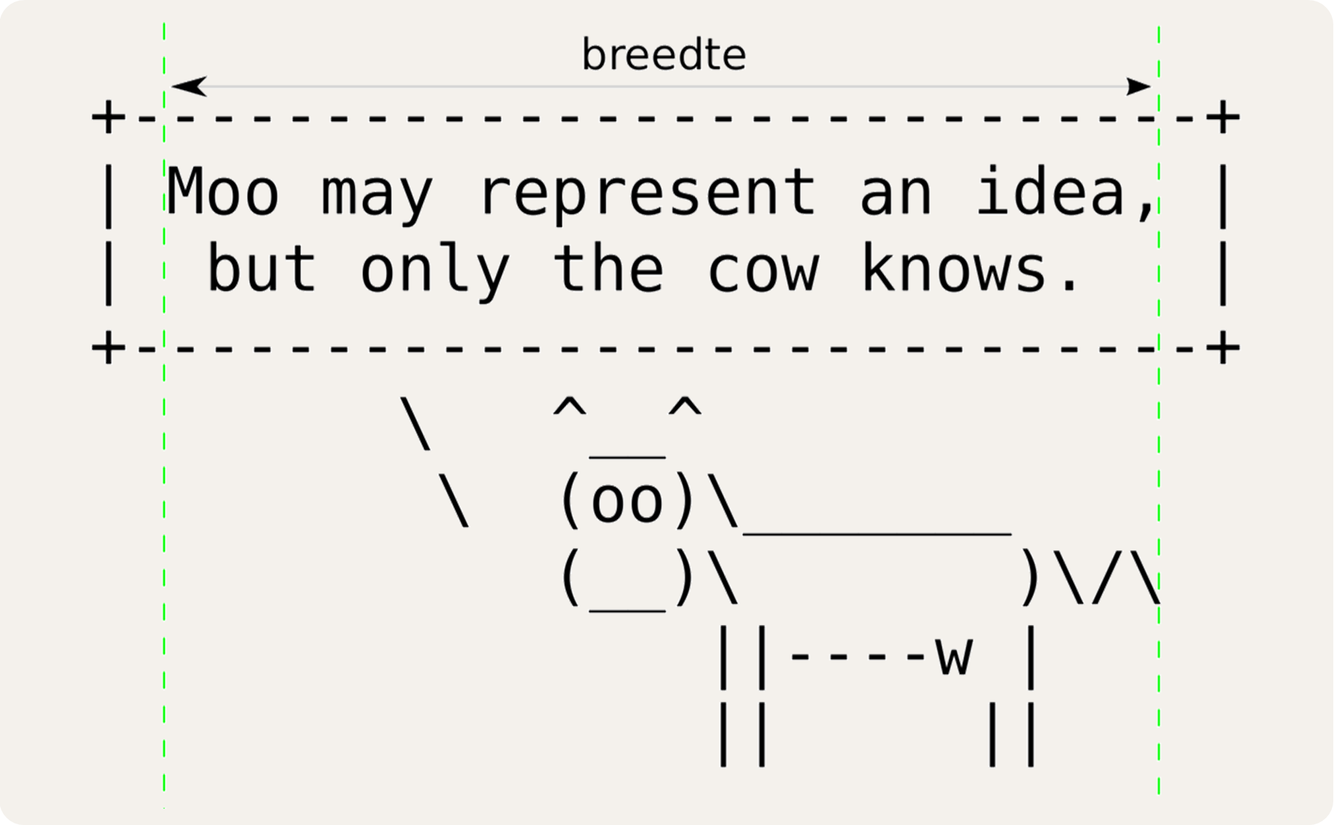 cowsay