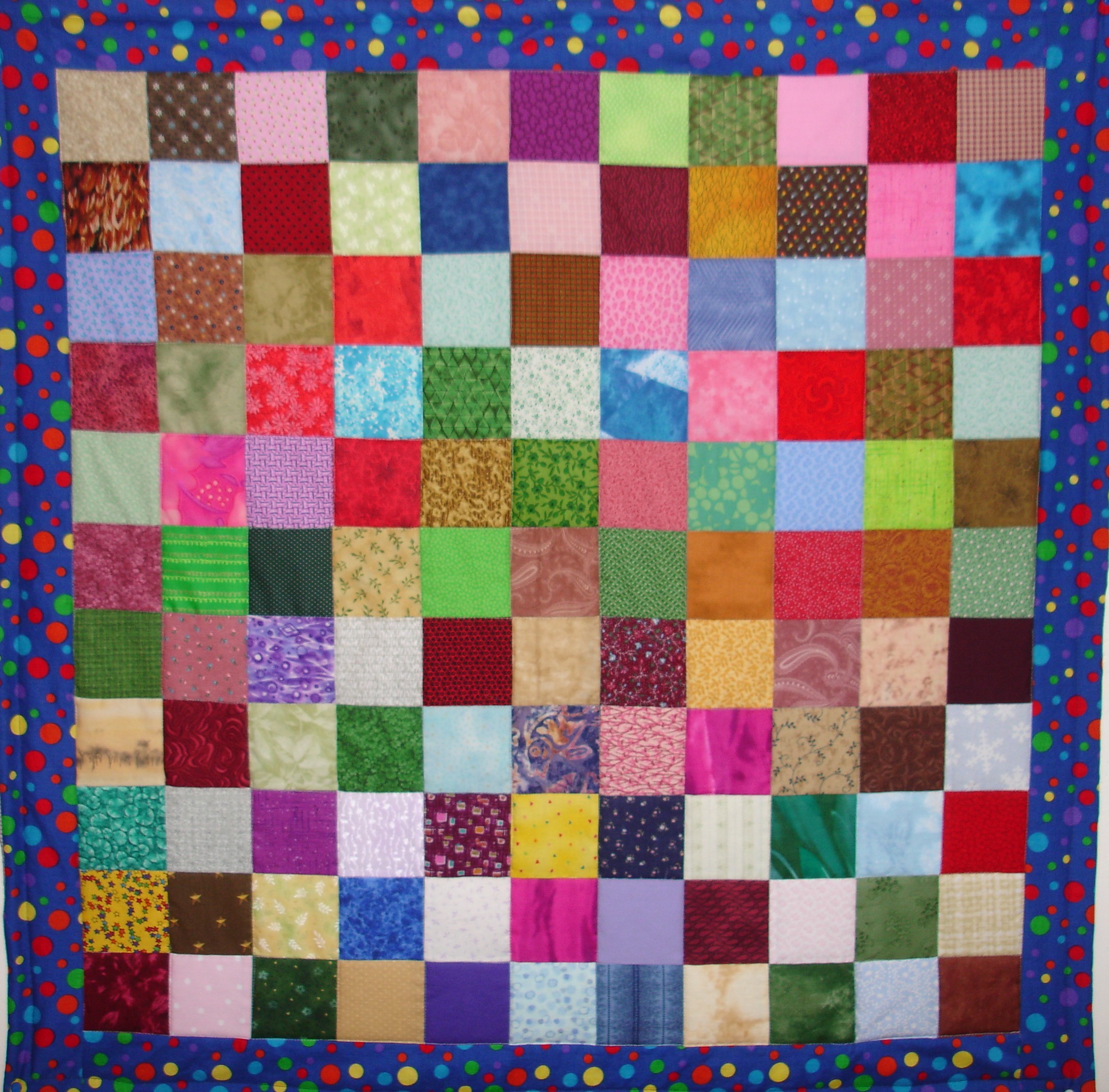 een patchwork-quilt