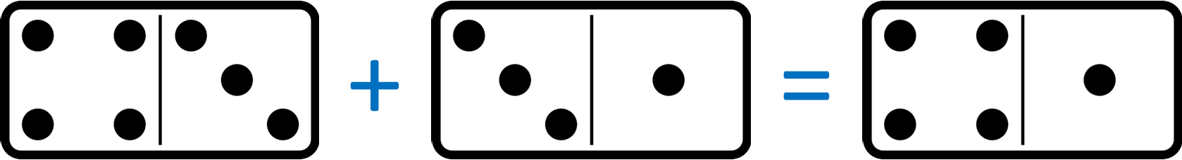 dominostenen optellen