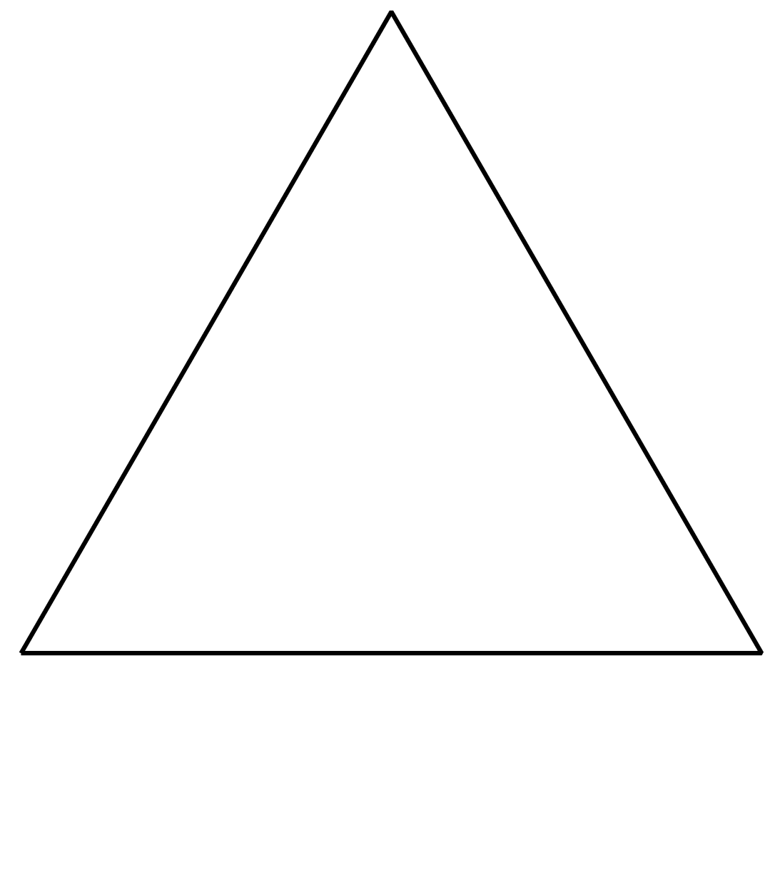Vorming van Koch's sneeuwvlok. Vorming van Koch's sneeuwvlok.