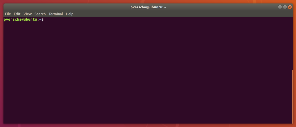 Ubuntu heeft een ingebouwde Linux-shell onder de naam *Terminal*. Deze applicatie is standaard al geïnstalleerd op elk Ubuntu-systeem.