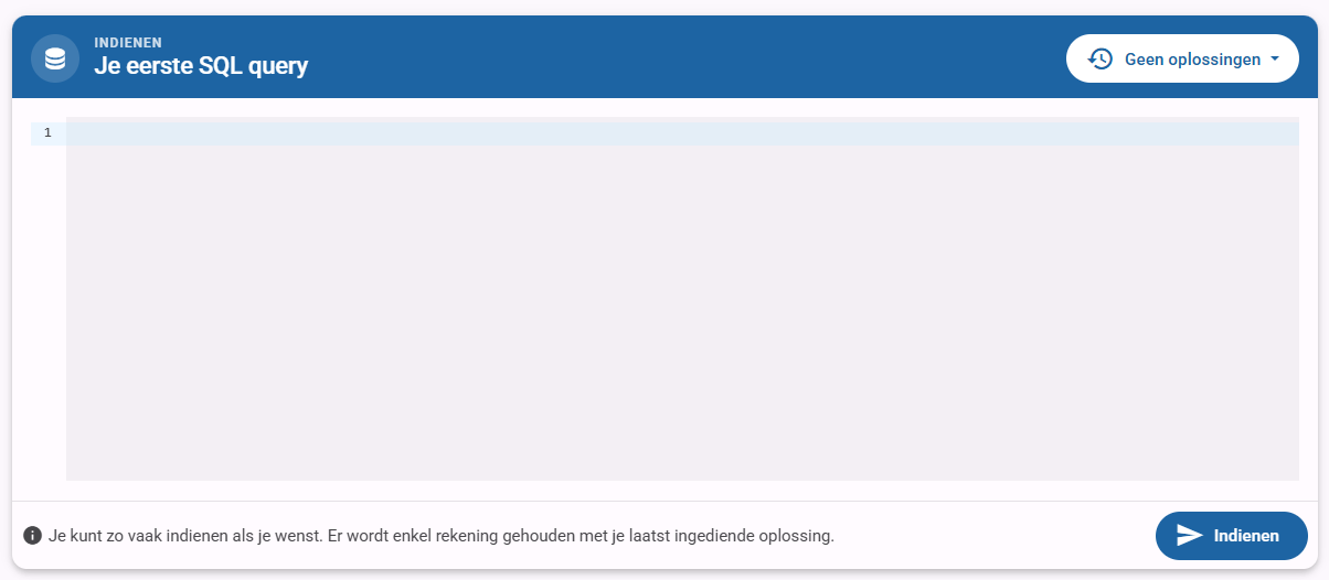 Een opgave indienen