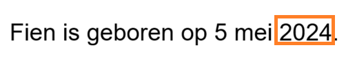 getal in zin