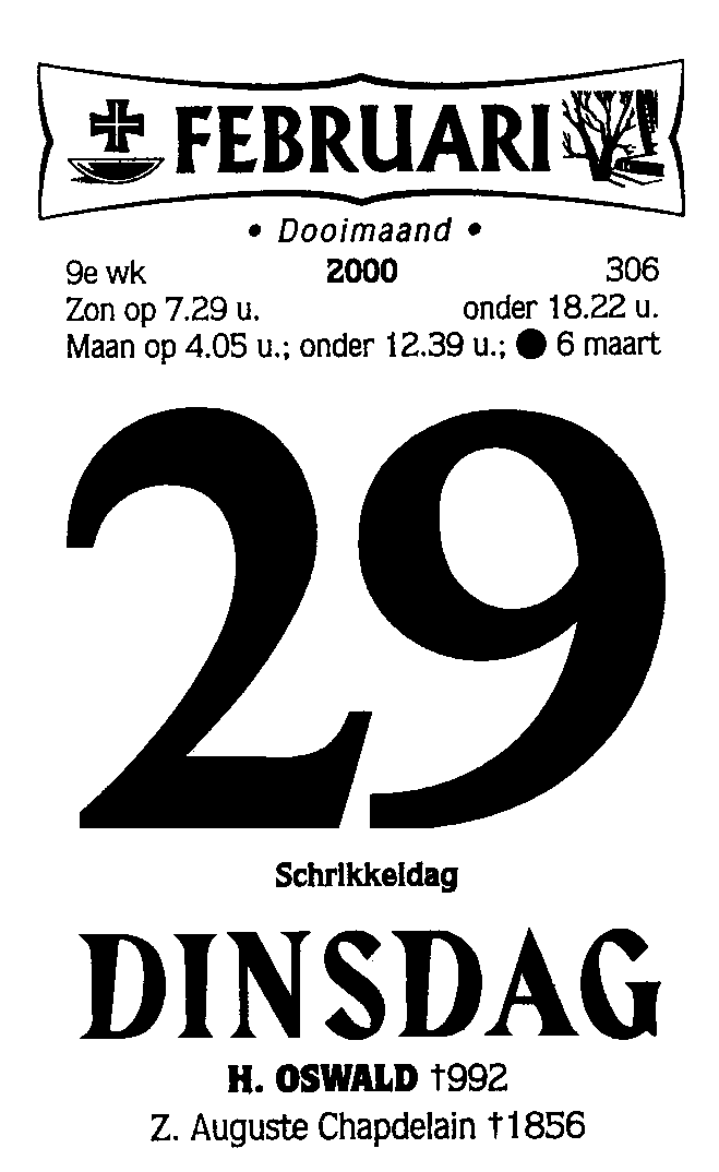 Schrikkeldag Schrikkeldag