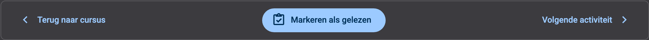 De knop Markeren als gelezen