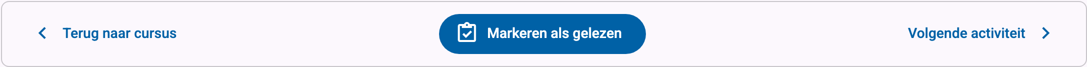 De knop Markeren als gelezen