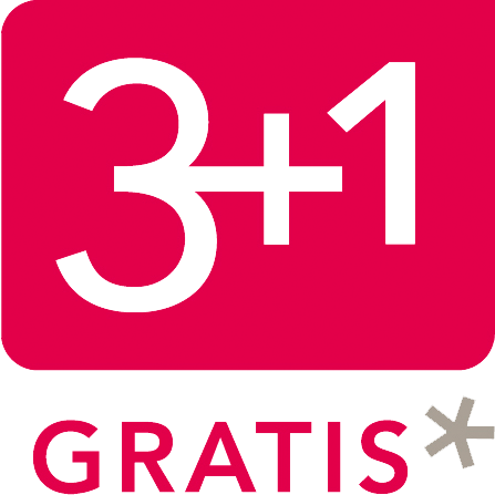 3 + 1 gratis