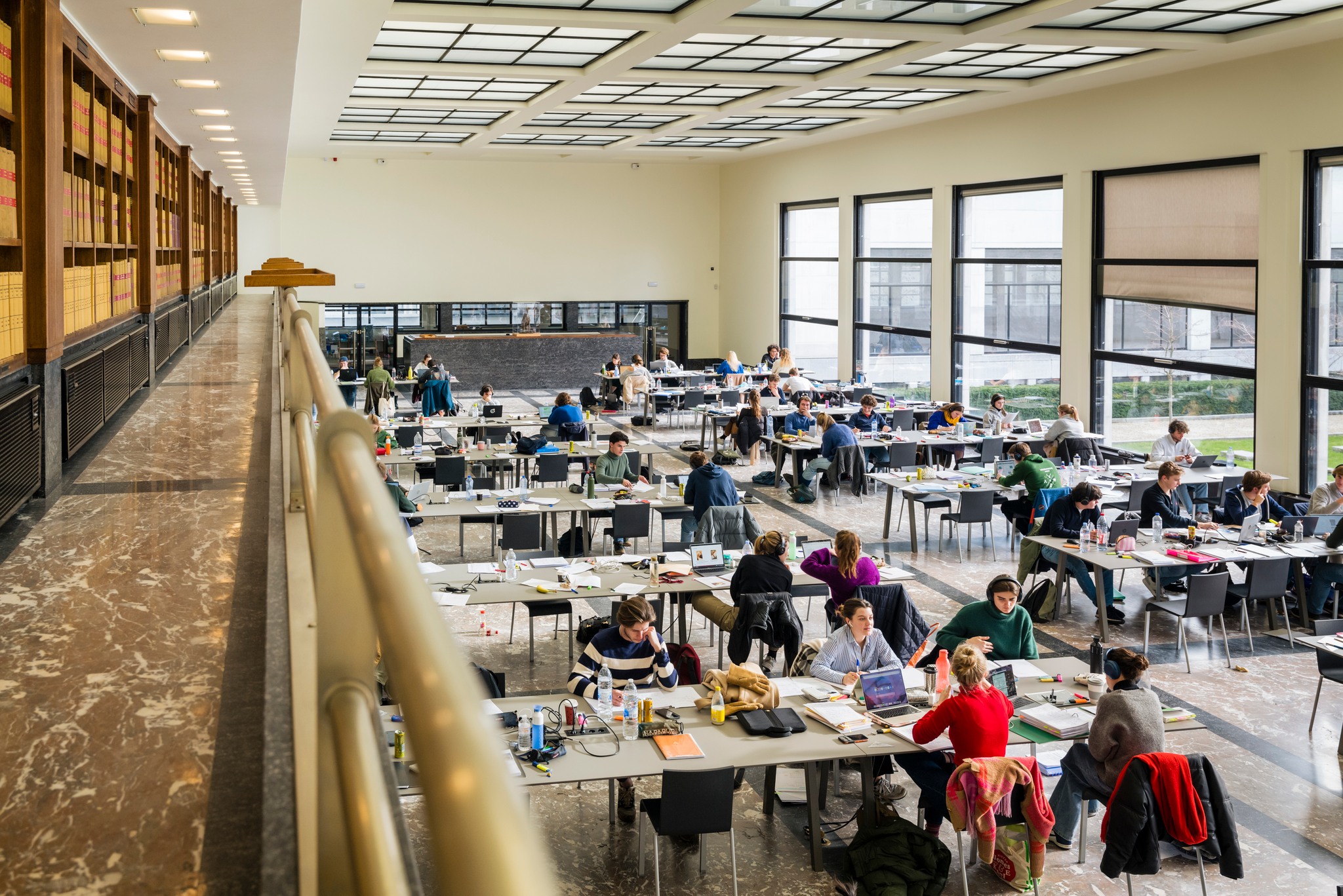 Blok in de boekentoren.